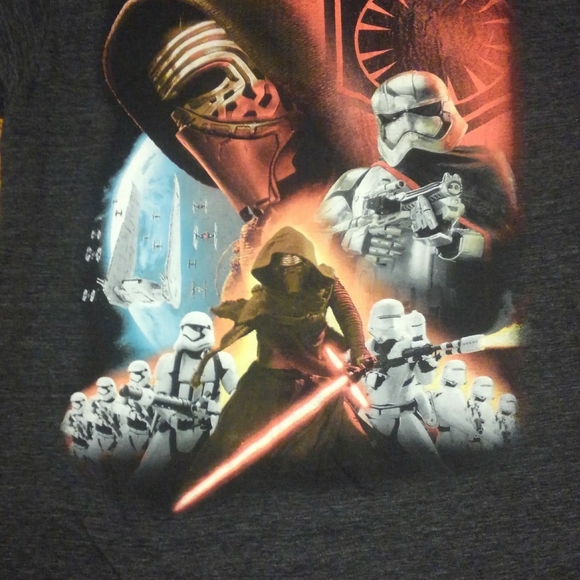 🔥🤖 Kylo Ren ✨️Star Wars Shirt Medium New Order Jedi 💎 Darth Vader Han Solo - Picture 11 of 11